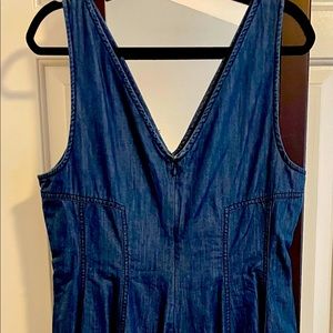 Holding Horses a-line denim dress.